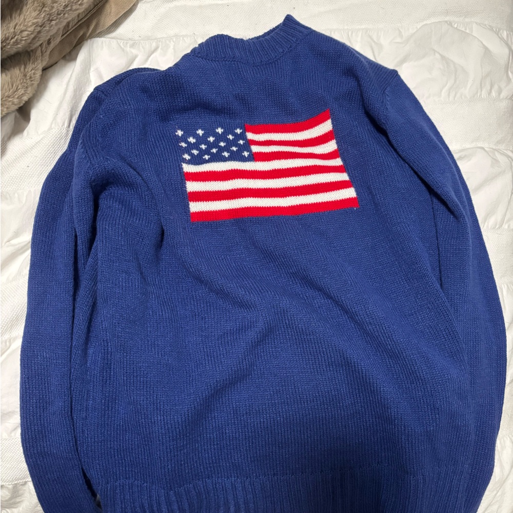 American flag sweater